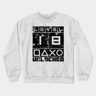 Level 18 unlocked Crewneck Sweatshirt